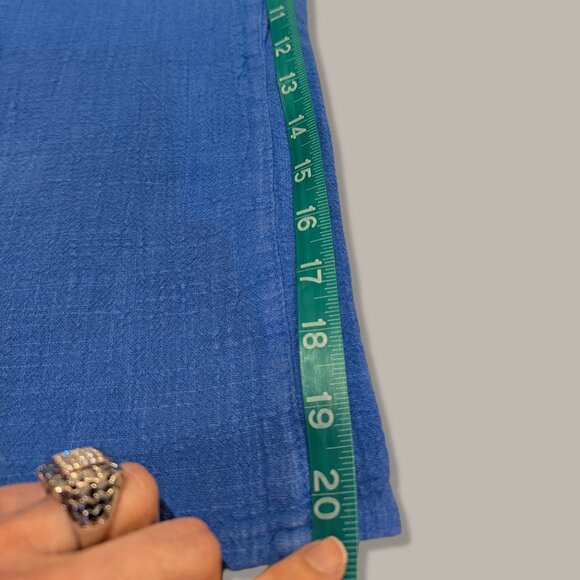 Aerie Royal Blue Gauzy Strapless Jumpsuit with Pockets - Medium - Picture 8 of 10